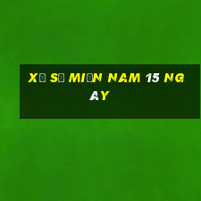 xổ số miền nam 15 ngày