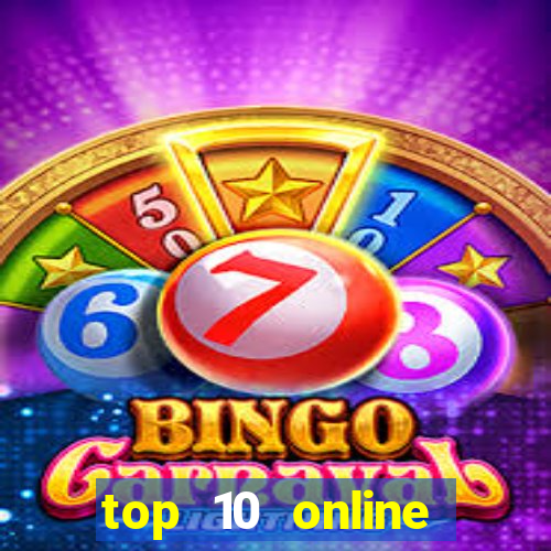 top 10 online casino blackjack