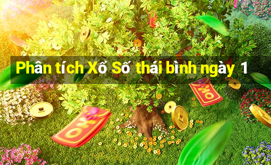 Phân tích Xổ Số thái bình ngày 1