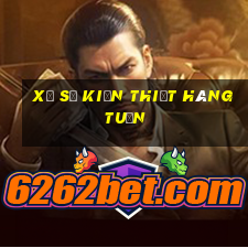 xổ số kiến thiết hàng tuần