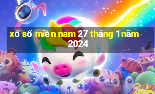 xổ số miền nam 27 tháng 1 năm 2024