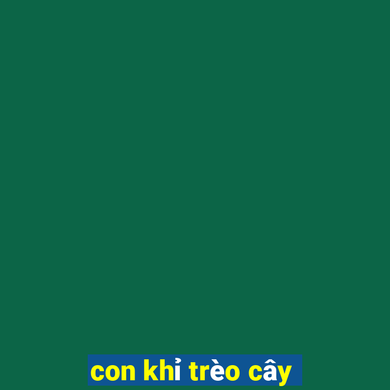 con khỉ trèo cây