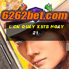 Lịch quay XSTB ngày 21