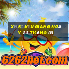 xổ số hậu giang ngày 23 tháng 09