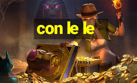 con le le