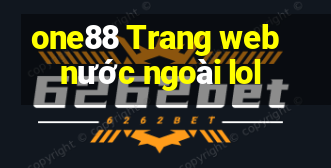 one88 Trang web nước ngoài lol