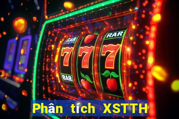 Phân tích XSTTH ngày 13