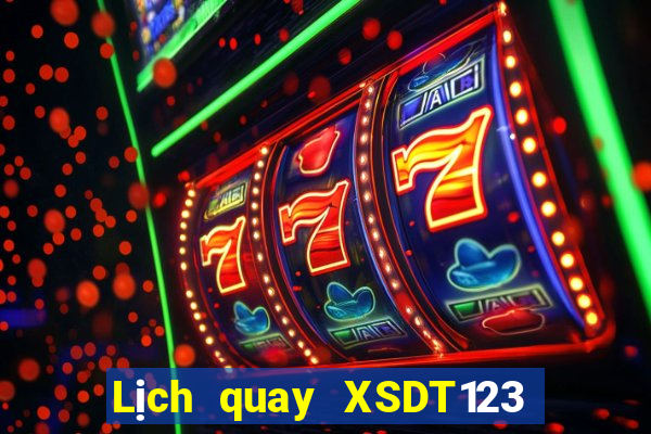 Lịch quay XSDT123 Thứ 6