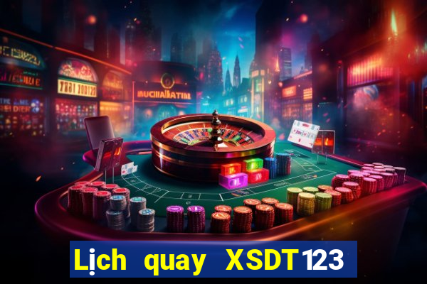 Lịch quay XSDT123 Thứ 6