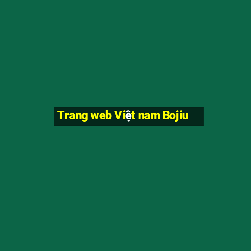 Trang web Việt nam Bojiu