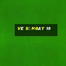 vé số ngày 19