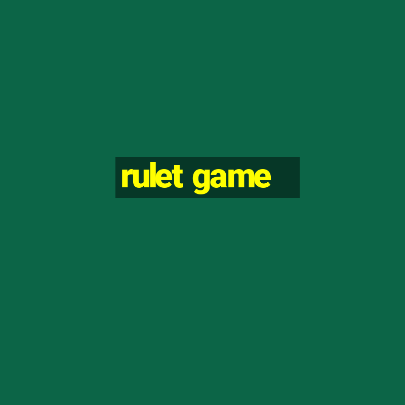 rulet game