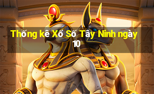 Thống kê Xổ Số Tây Ninh ngày 10