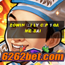 Zowin Đại Lý Cấp 1 Game Bài