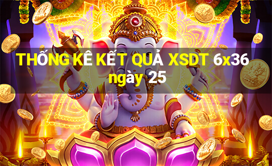 THỐNG KÊ KẾT QUẢ XSDT 6x36 ngày 25