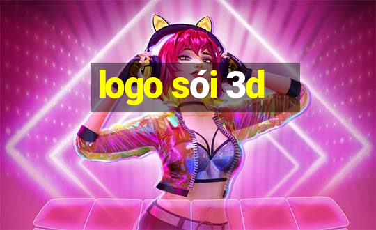 logo sói 3d