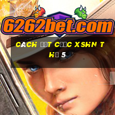 Cách đặt cược XSHN Thứ 5