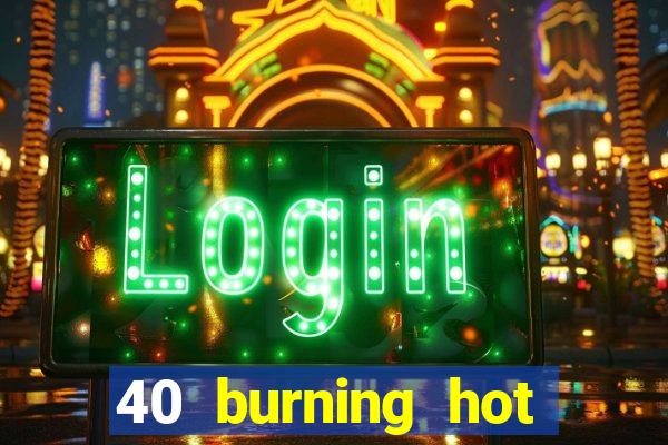 40 burning hot slot game