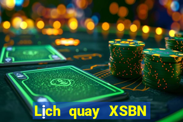 Lịch quay XSBN Thứ 2