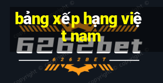 bảng xếp hạng việt nam