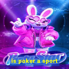 is poker a sport