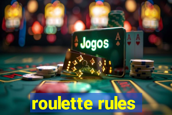 roulette rules