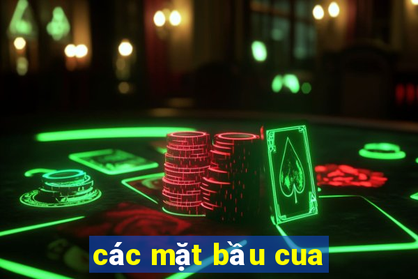 các mặt bầu cua