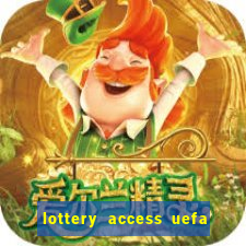 lottery access uefa euro 2024