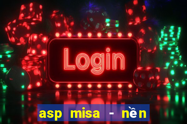 asp misa - nền tảng kế toán