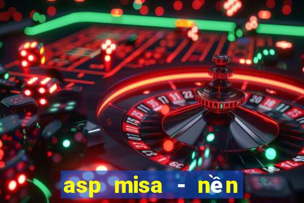 asp misa - nền tảng kế toán