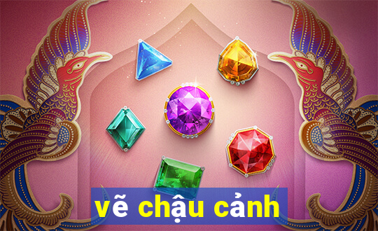 vẽ chậu cảnh