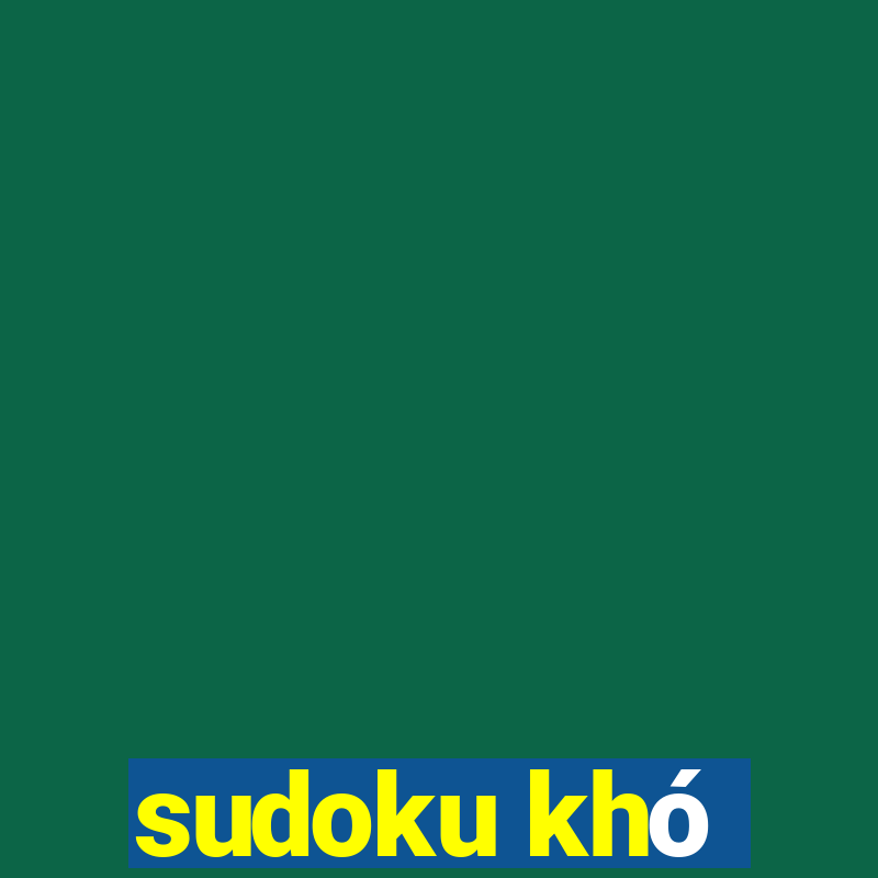 sudoku khó