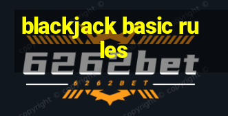 blackjack basic rules