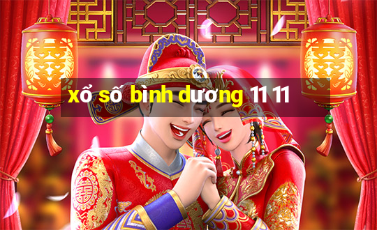 xổ số bình dương 11 11