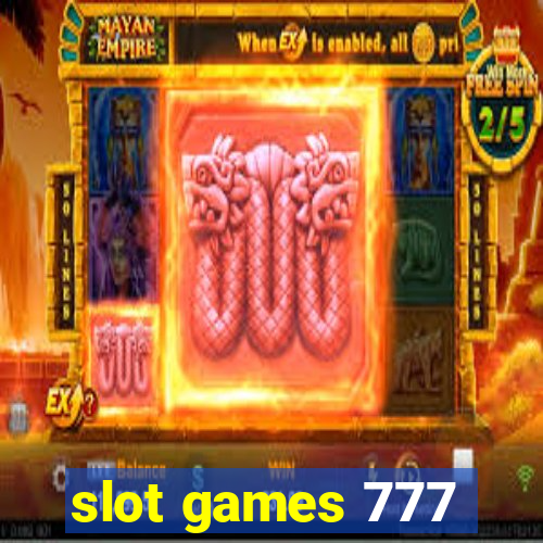 slot games 777