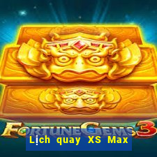 Lịch quay XS Max 3D ngày 19