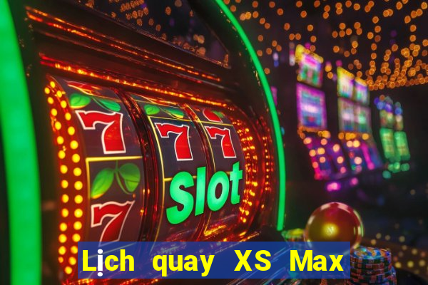 Lịch quay XS Max 3D ngày 19