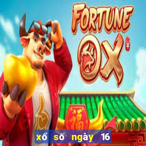 xổ số ngày 16 tháng 8