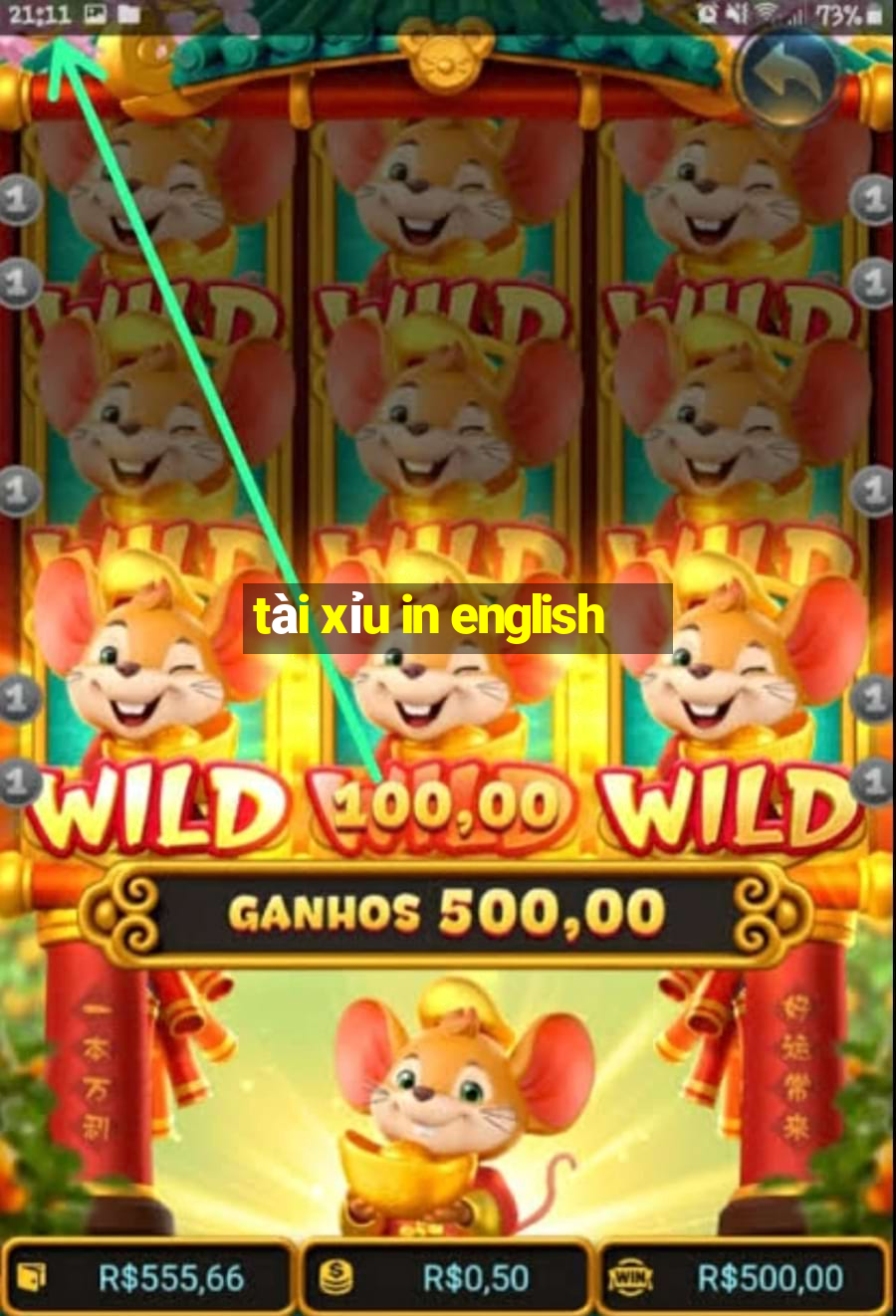 tài xỉu in english