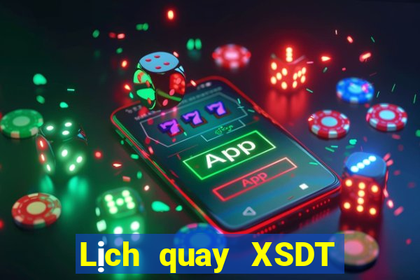 Lịch quay XSDT Chủ Nhật