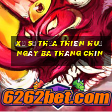 xổ số thừa thiên huế ngày ba tháng chín