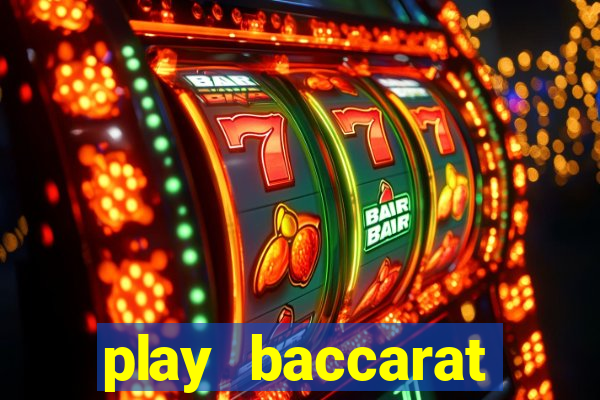 play baccarat online live