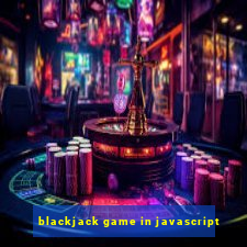 blackjack game in javascript