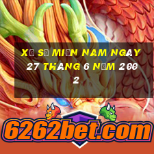 xổ số miền nam ngày 27 tháng 6 năm 2002