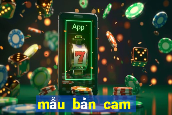 mẫu bản cam kết về phép của bộ đội