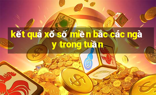 kết quả xổ số miền bắc các ngày trong tuần