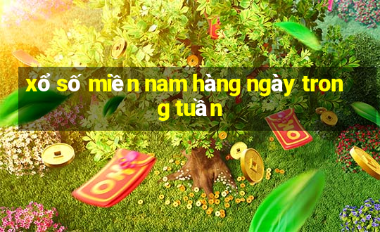 xổ số miền nam hàng ngày trong tuần