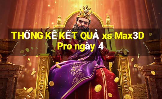 THỐNG KÊ KẾT QUẢ xs Max3D Pro ngày 4