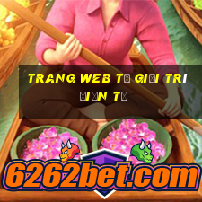 Trang web tự giải trí điện tử