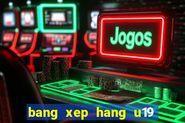 bang xep hang u19 dong nam a moi nhat